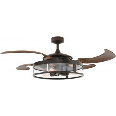 Fanaway Classic Ανεμιστήρας Οροφής 122cm με Φως Rubbed Bronze